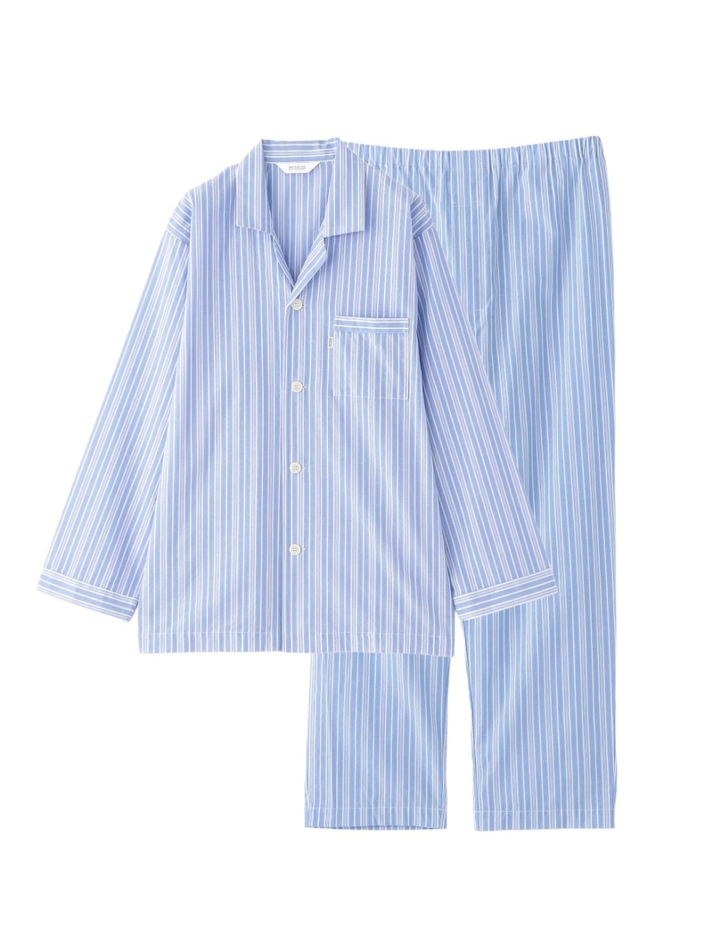 MACKINTOSH PHILOSOPHY 【WEB制限事項】蹴球縞模様 パジャマ マッキントッシュ 哲学 福袋・差し上げ物・余分の物 余分の物 米国海軍 青色【貨物輸送無料】