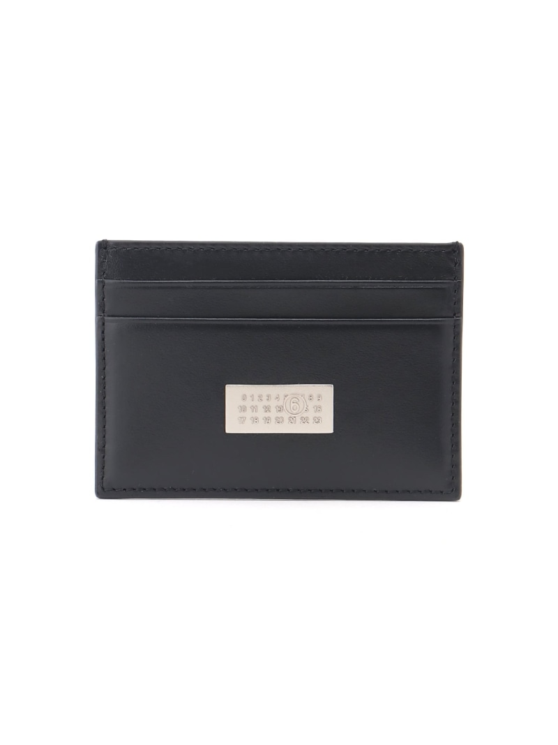 MM6 Maison Margiela 「ニューメリック」カードホルダー エムエムシックス 財布・ポーチ・ケース 名刺入れ・カードケース ブラック【送料無料】｜ Fashion Men