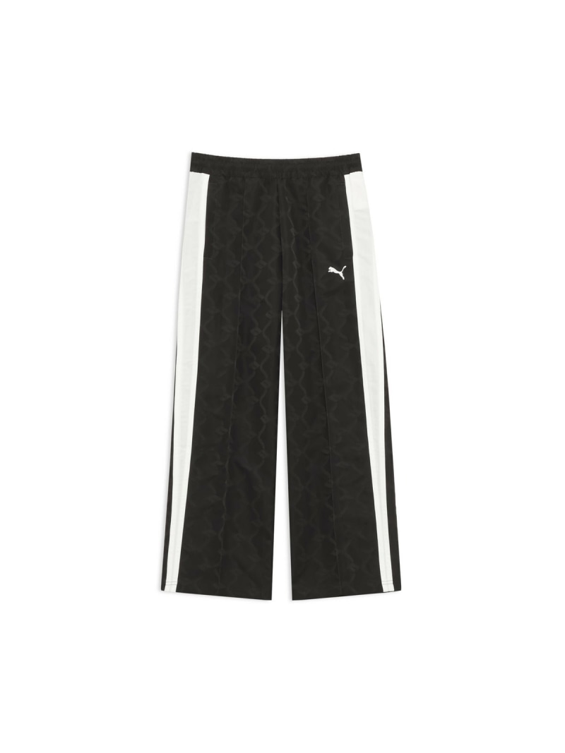PUMA メンズ T7 ジャガードウーブン リラックスド オープン トラックパンツ T7 Track Pants Woven プーマ パンツ その他のパンツ ブラック【送料無料】 9,504円