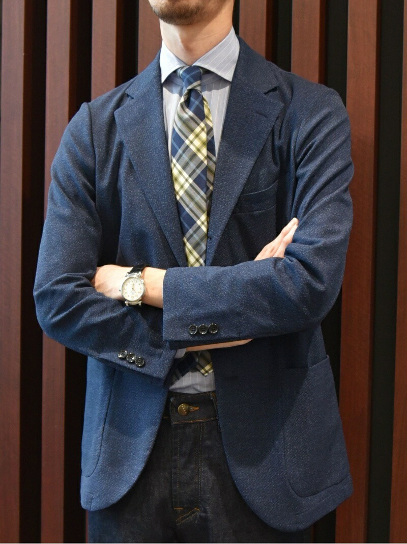 安心の定価販売 Ships Ships 洗濯可能 ウォッシャブル ネイビー ソリッド ジャージ シャツ ジャケット シップス コート ジャケット テーラードジャケット ネイビー 超美品 Www Balloonylandkw Com