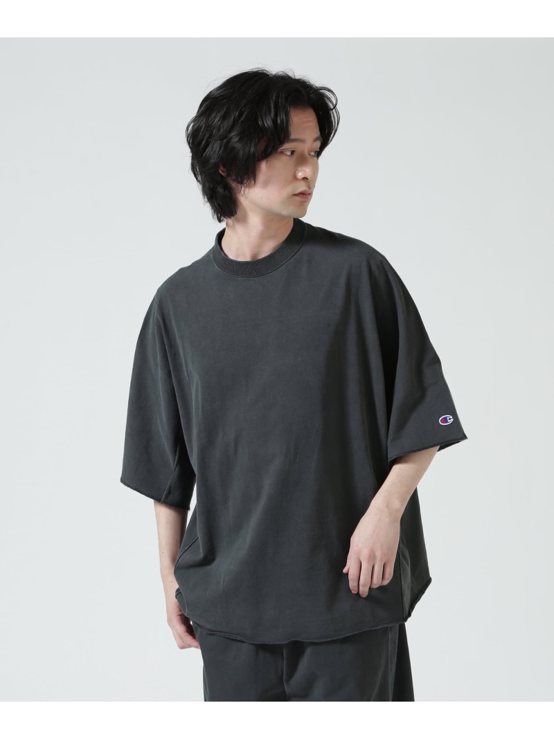 B'2nd Champion × N.HOOLYWOOD ショートスリーブTシャツ(C8-D357) ビーセカンド トップス カットソー・Tシャツ グレー【送料無料】