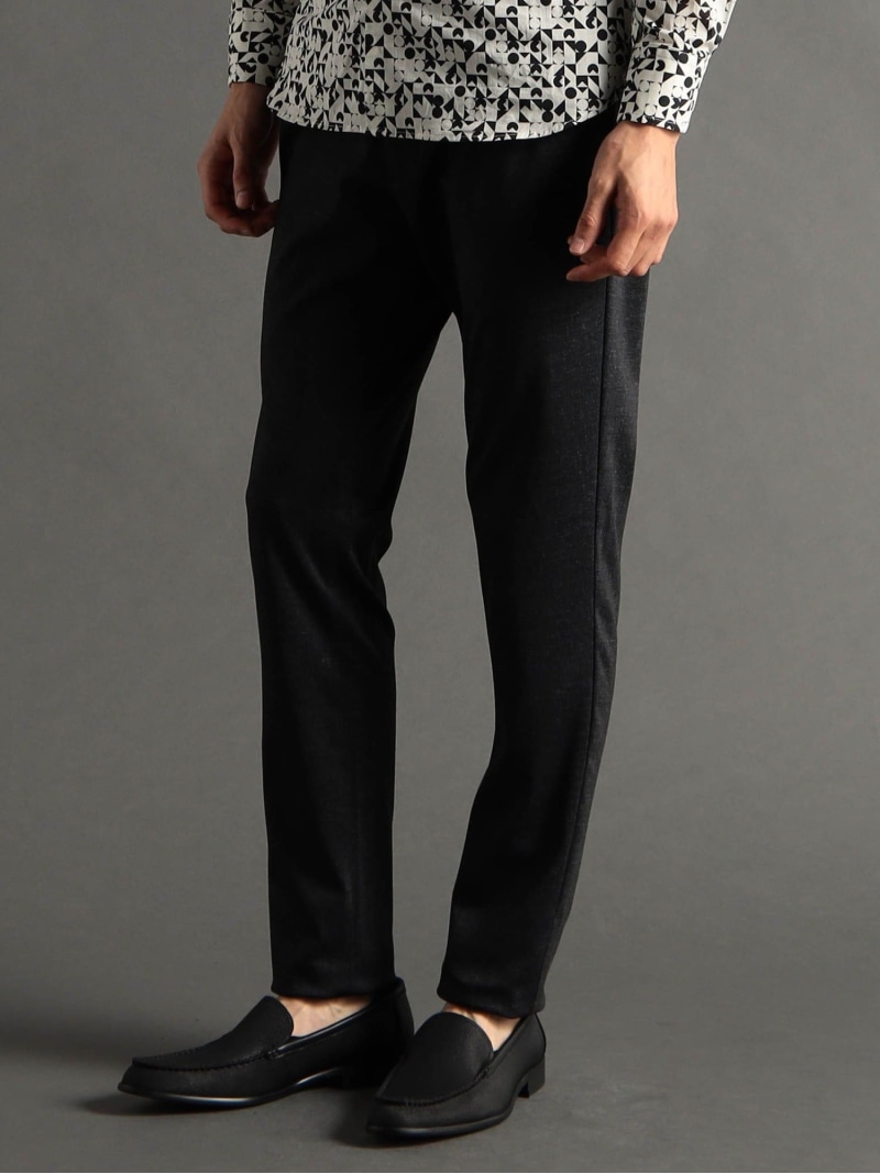 【SALE／64%OFF】MONSIEUR NICOLE DELEGANT メランジジャージ セットアップパンツ ニコル パンツ その他のパンツ ネイビー グレー ブラック【RBA_E】【送料無料】