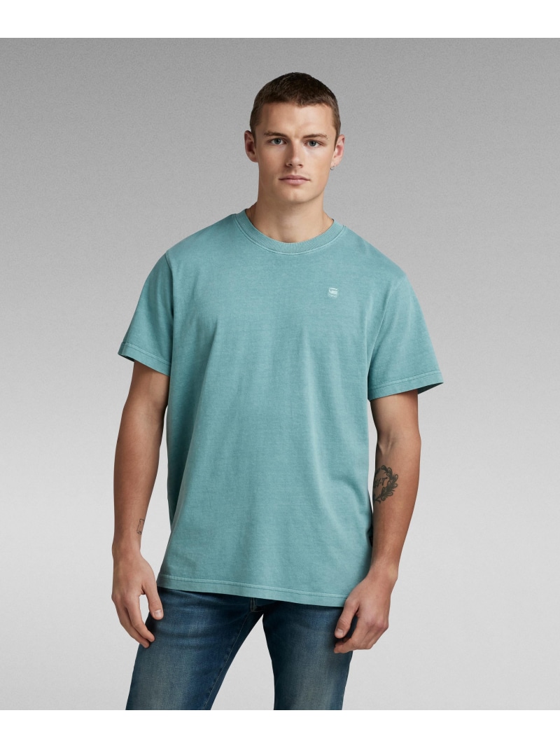 G-STAR Men's Text Back Gr Overdyed Lash R T T-Shirt, Blue (Pilot Gd D25971-2653-h190), XXL : Buy Online at Best Price in KSA - Souq is now