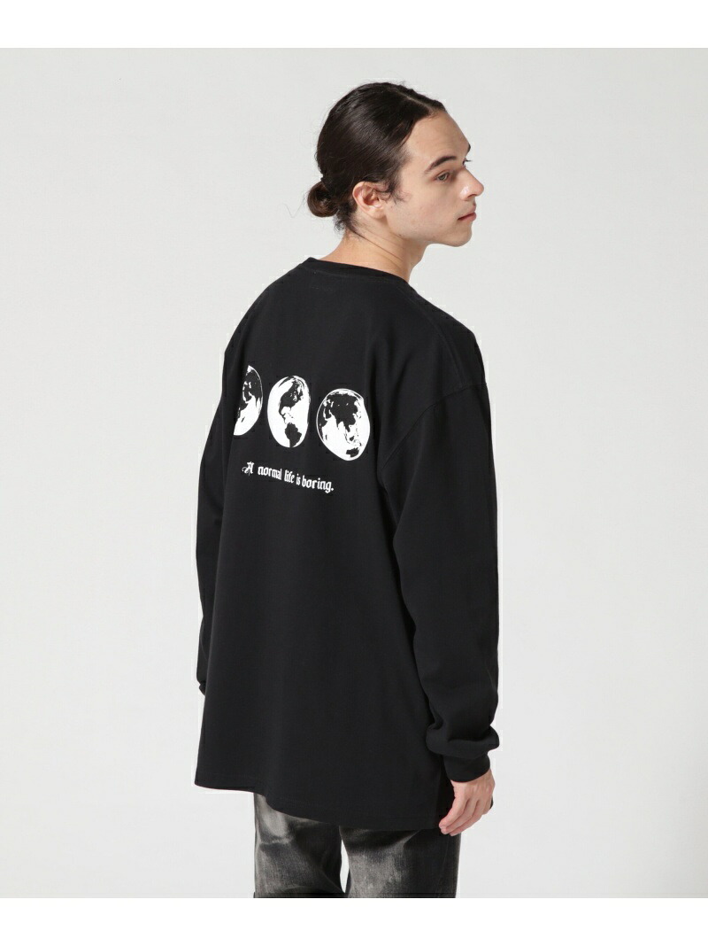【SALE／50%OFF】B'2nd ENONE エノン/ANLIB Print Tee プリントロンT ビーセカンド トップス カットソー・Tシャツ ホワイト グレー【RBA_E】【送料無料】