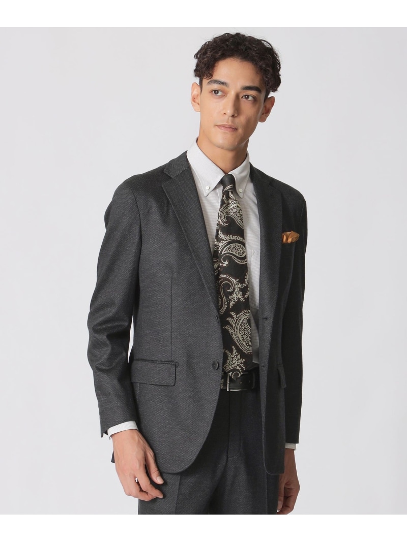 【SALE／62%OFF】Paul Stuart 【Nikkei magazine掲げる】【STUART\u0027S TRAVELER】バーリーコーンミルドジャージージャケット 極点・スチュアート ジャケット・アウター テーラードジャケット・ブレザー 薄墨色 米国海軍【RBA_E】【貨物輸送無料】