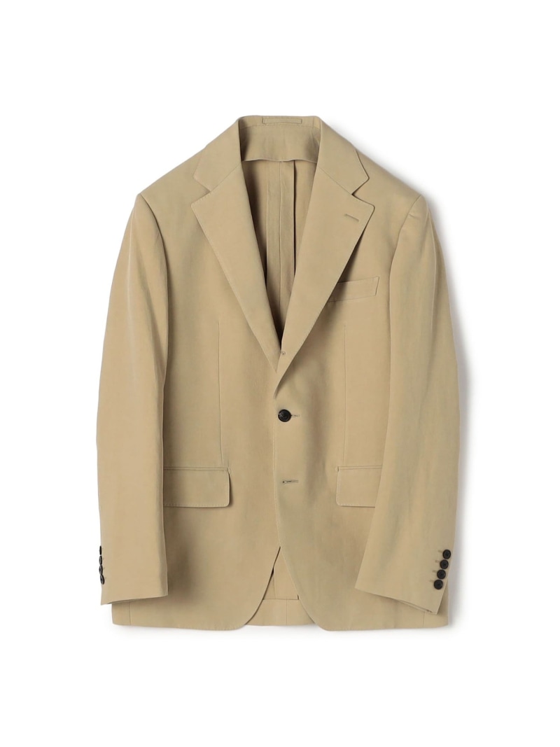 【SALE／50%OFF】TOMORROWLAND MEN シルクコットンリネン シングルブレステッド 3Bジャケット トゥモローランド ジャケット・アウター テーラードジャケット・ブレザー ベージュ【RBA_E】【送料無料】
