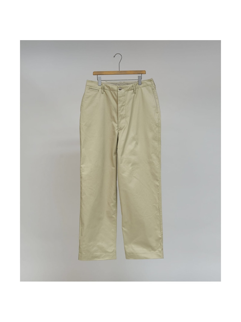 nigelcabournナイジェルケーボンベージュチノパン ストレート ナイジェル・ケーボン】WOMAN / ストレートチノパンツ