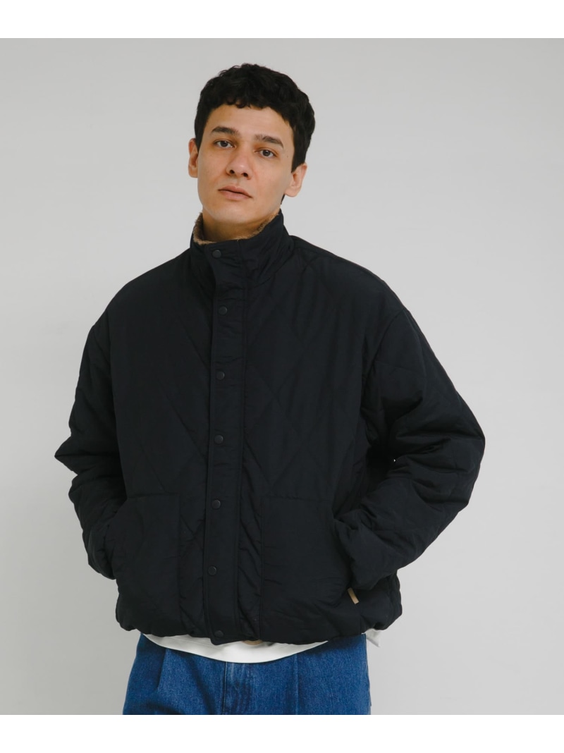 【SALE／20%OFF】Sonny Label リバーシブルスタンドブルゾン サニーレーベル ジャケット・アウター ブルゾン・ジャンパー ネイビー ブラック【RBA_E】【送料無料】｜ Fashion Men