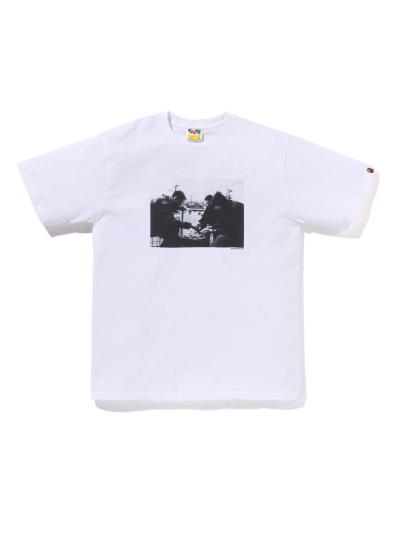 A BATHING APE BAPE X SHAWN MORTENSEN BEASTIE BOYS TEE ア ベイシング エイプ トップス カットソー・プルオーバー 白いこと【貨物輸送無料】