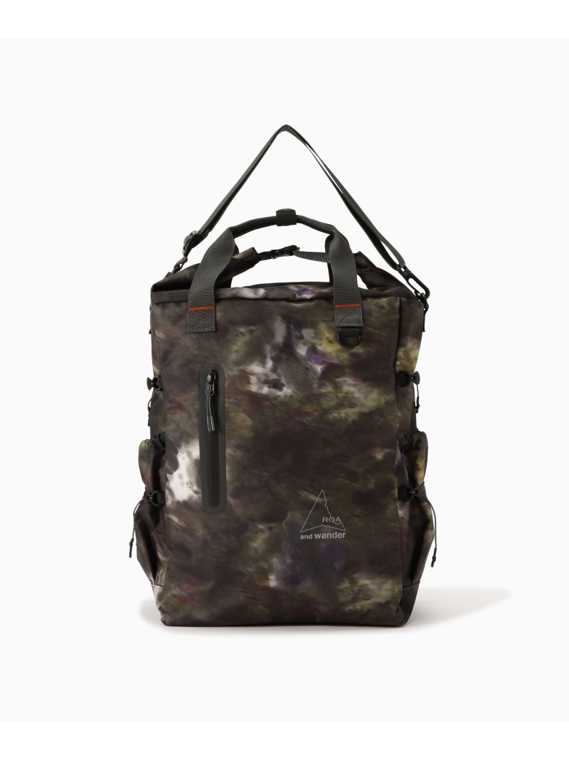 and wander ROA &times; and wander 2way tote bag camouflage アンドワンダー バッグ その他のバッグ【送料無料】｜ Fashion Men