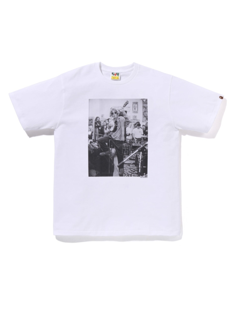 A BATHING APE BAPE X SHAWN MORTENSEN BECK TEE ア ベイシング エイプ トップス カットソー・プルオーバー 白いこと【貨物輸送無料】