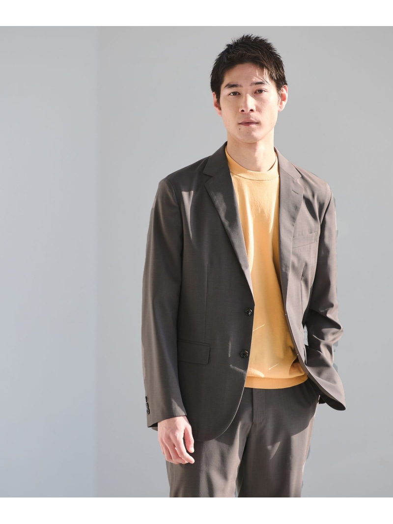 UNITED ARROWS green label relaxing ウォッシャブル トロ ナロー ジャケット -ストレッチ- ユナイテッドアローズ グリーンレーベルリラクシング ジャケット・アウター テーラードジャケット・ブレザー ネイビー グリーン グレー ブラウン【送料無料】
