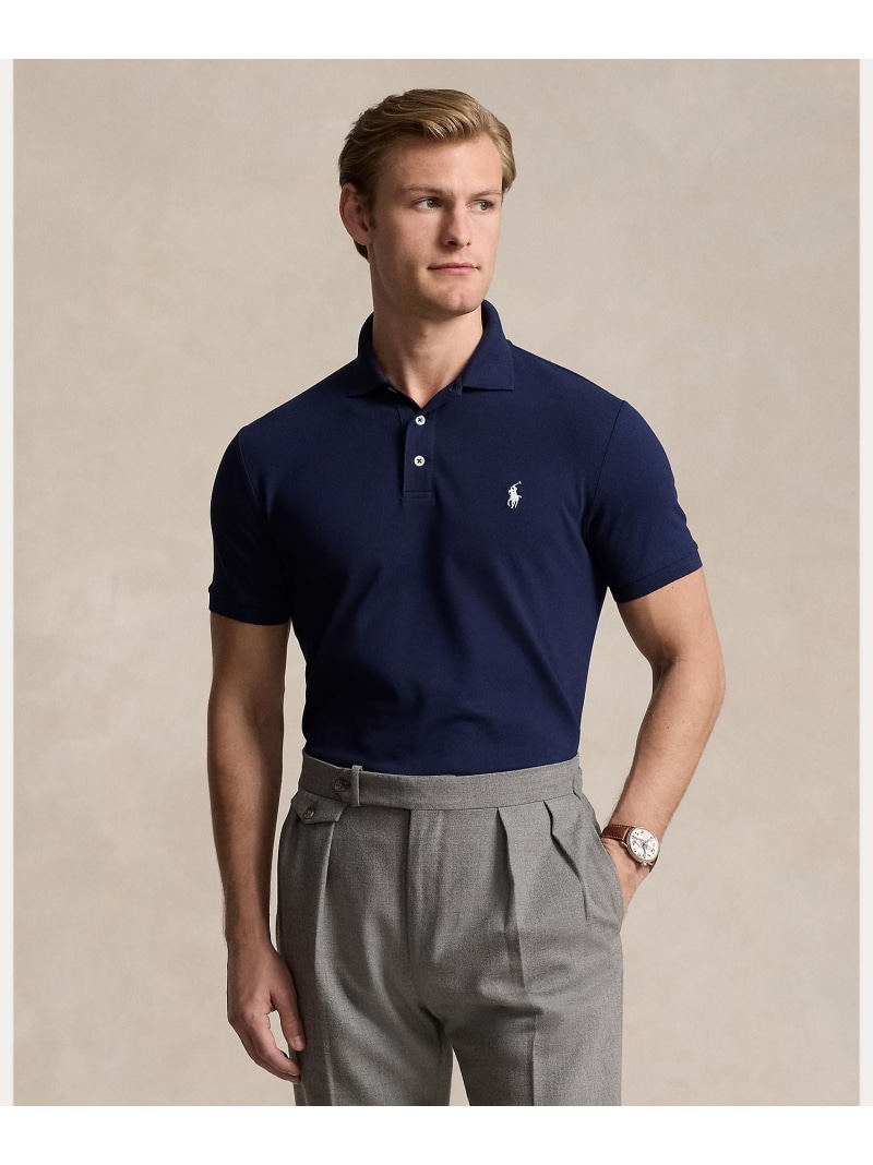 楽天市場】POLO RALPH LAUREN カスタム スリム フィット メッシュ ポロ
