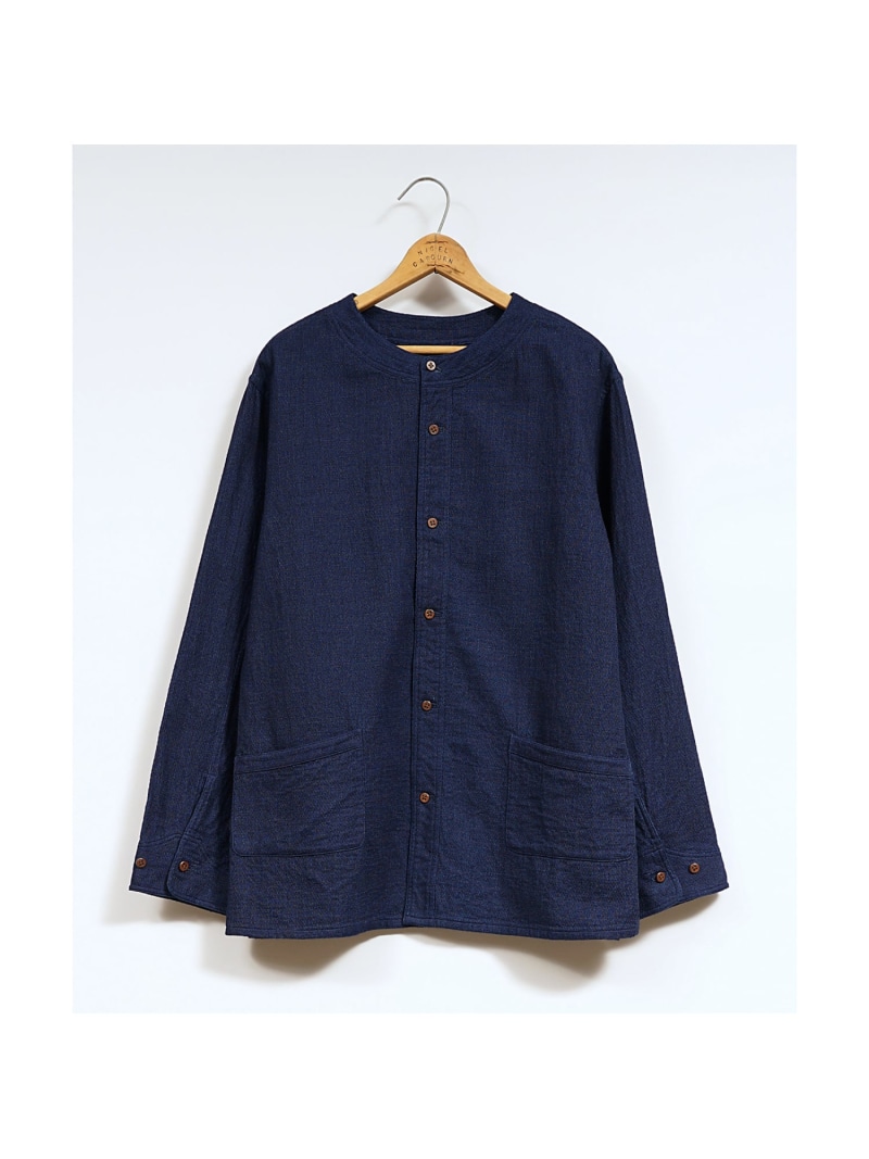 Nigel Cabourn 【堅苦しさ】ナイジェル・ケーボン / MAN / ランチワーカーシャツ / RANC ナイジェル・ケーボン トップス プルオーバー・トップ カーキ緑であること 青色【貨物輸送無料】 カジュアルシャツ-トップス