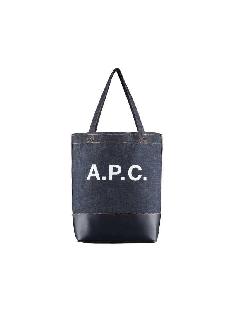 A.P.C. Axel トートバッグ アー・ぺー・セー 御徒面子 トートバッグ 白いこと 赤銅色【貨物輸送無料】