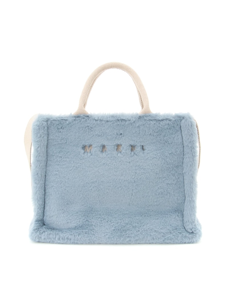 MARNI スモールショッピングバッグ マルニ 御徒面子 トートバッグ ベージュ 青碧 さくら色【貨物輸送無料】