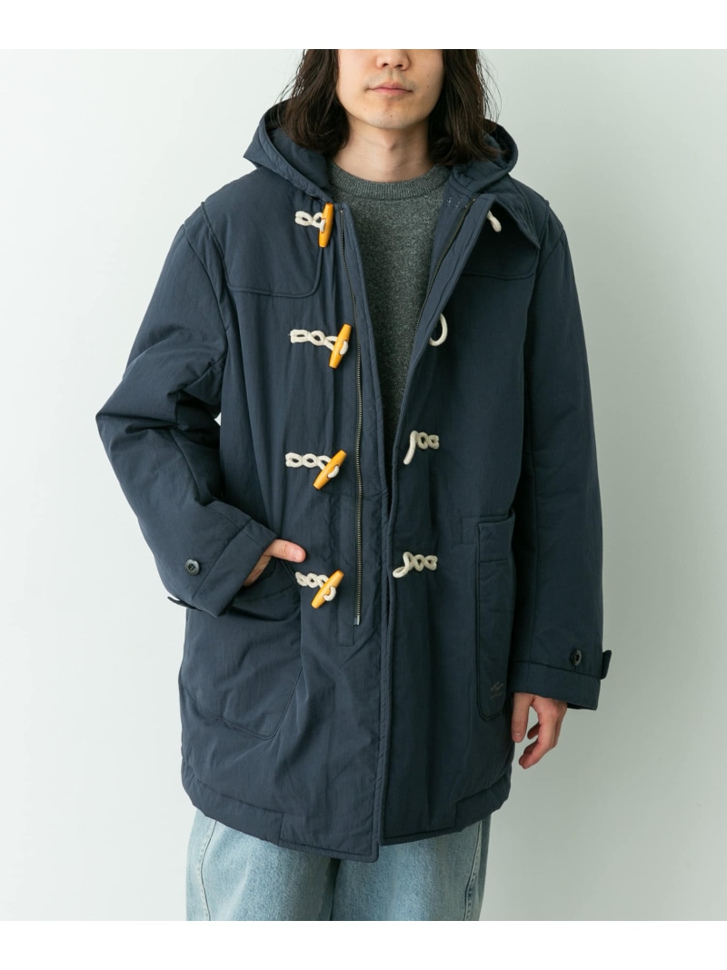 【SALE／30%OFF】Sonny Label ARMY TWILL Cotton Nylon Duffel Coat サニーレーベル ジャケット・アウター ダウンジャケット・ダウンベスト ネイビー ブラック【RBA_E】【送料無料】