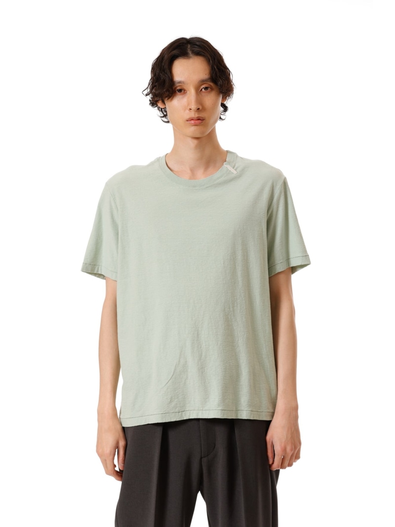 【SALE／40%OFF】ATTACHMENT ラフィージャージー スリムフィットS/STシャツ アタッチメント トップス カットソー・Tシャツ ブラック ホワイト グリーン【RBA_E】【送料無料】｜ Fashion Men
