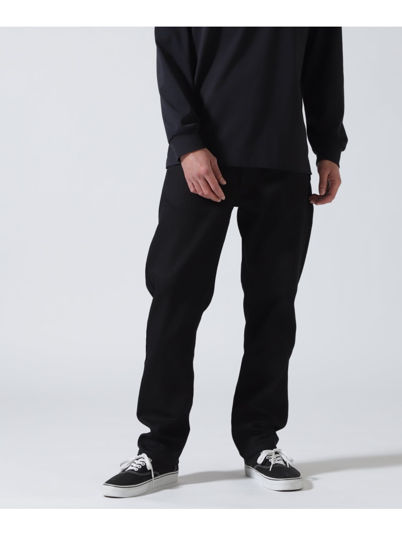 ROYAL FLASH NUDIE JEANS/ヌーディージーンズ/LEAN DEAN /DRY EVER BLACK ロイヤルフラッシュ パンツ ジーンズ・デニムパンツ ブラック【送料無料】