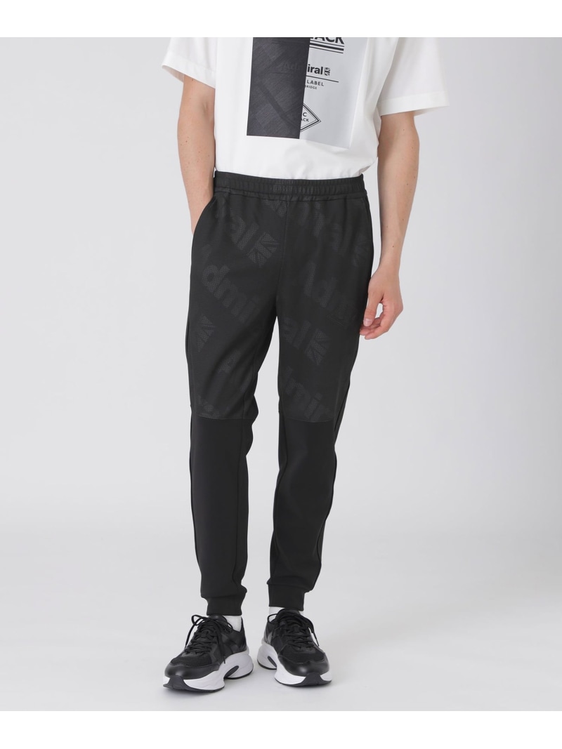【SALE/20%OFF】BLACK LABEL CRESTBRIDGE 【WEB・一部店舗限定】【BLACK lab.*Admiral】メッシュジャカードロゴトラックパンツ ブルーレーベル / ブラックレーベル・クレストブリッジ パンツ その他のパンツ ブラック【RBA_E】【送料無料】| Fashion Men