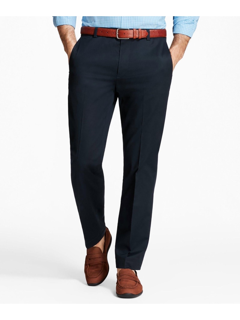 BROOKS BROTHERS ライトウエイト アドバンテージチノ プレーンフロントパンツ Slim ブルックス ブラザーズ パンツ チノパンツ ネイビー カーキグリーン【送料無料】