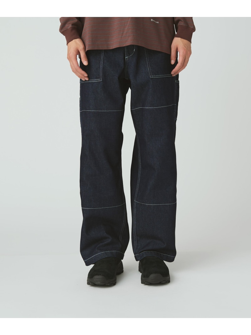 【SALE／20%OFF】Snow Peak TAKIBI Denim Pants スノーピーク パンツ ジーンズ・デニムパンツ ネイビー【RBA_E】【送料無料】