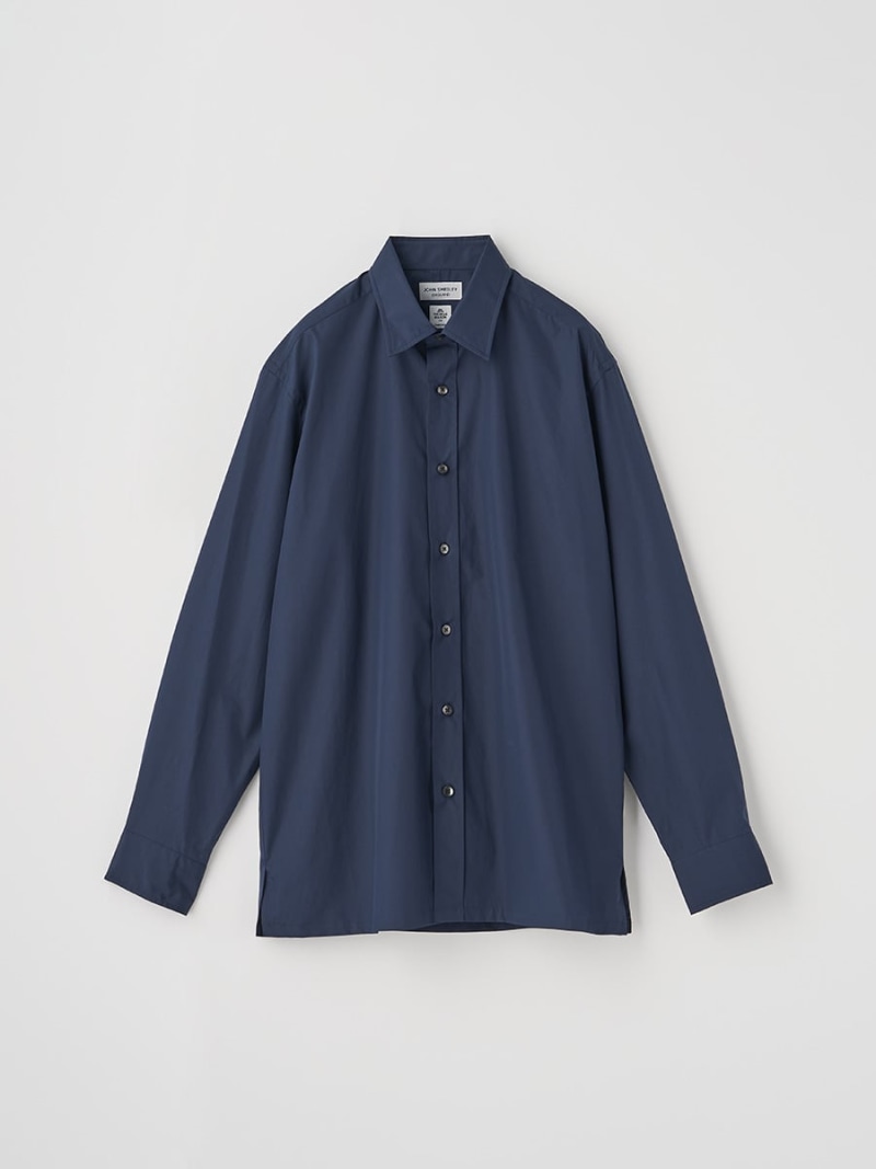 【SALE/30%OFF】JOHN SMEDLEY TOMAS MASON ポプリンコットンレギュラーシャツ|FB211 ジョンスメドレー トップス シャツ・ブラウス ネイビー【RBA_E】【送料無料】| Fashion Men