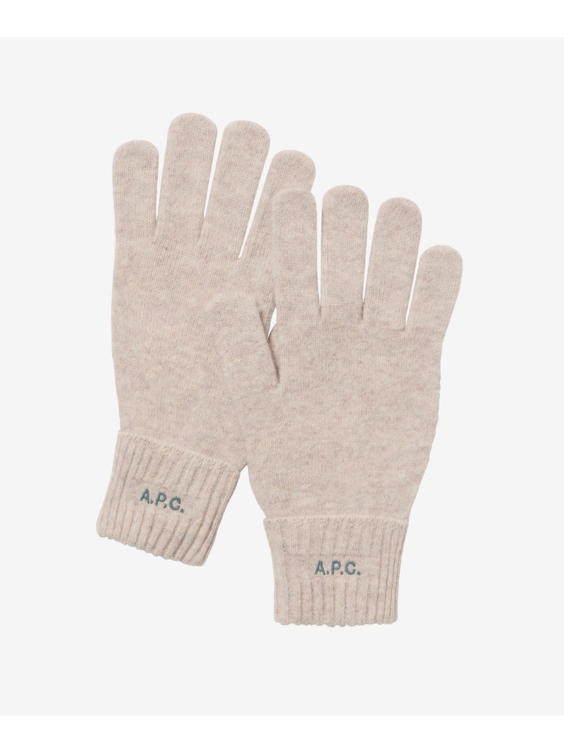 A.P.C. Tyrol グローブ アー・ぺー・セー 流行り物雑貨 グローブ ベージュ【貨物輸送無料】