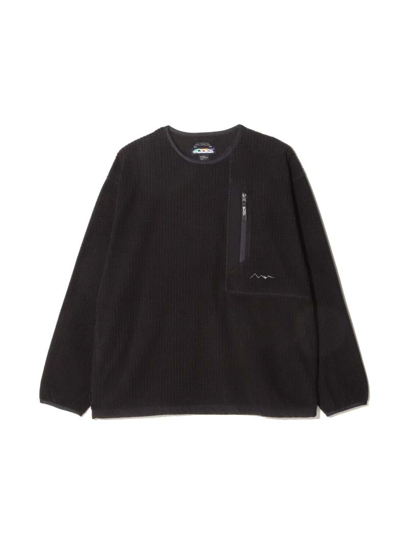 MANASTASH MANASTASH/マナスタッシュ/GRID FLEECE CREW マナスタッシュ トップス カットソー・Tシャツ グレー ブラック グリーン【送料無料】