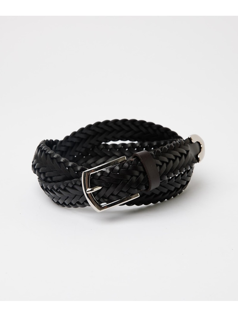 ABAHOUSE LASTWORD Puntale Leather Plain Belt / ウエスタンベルト/プン アバハウス ファッション雑貨 ベルト ブラック【送料無料】