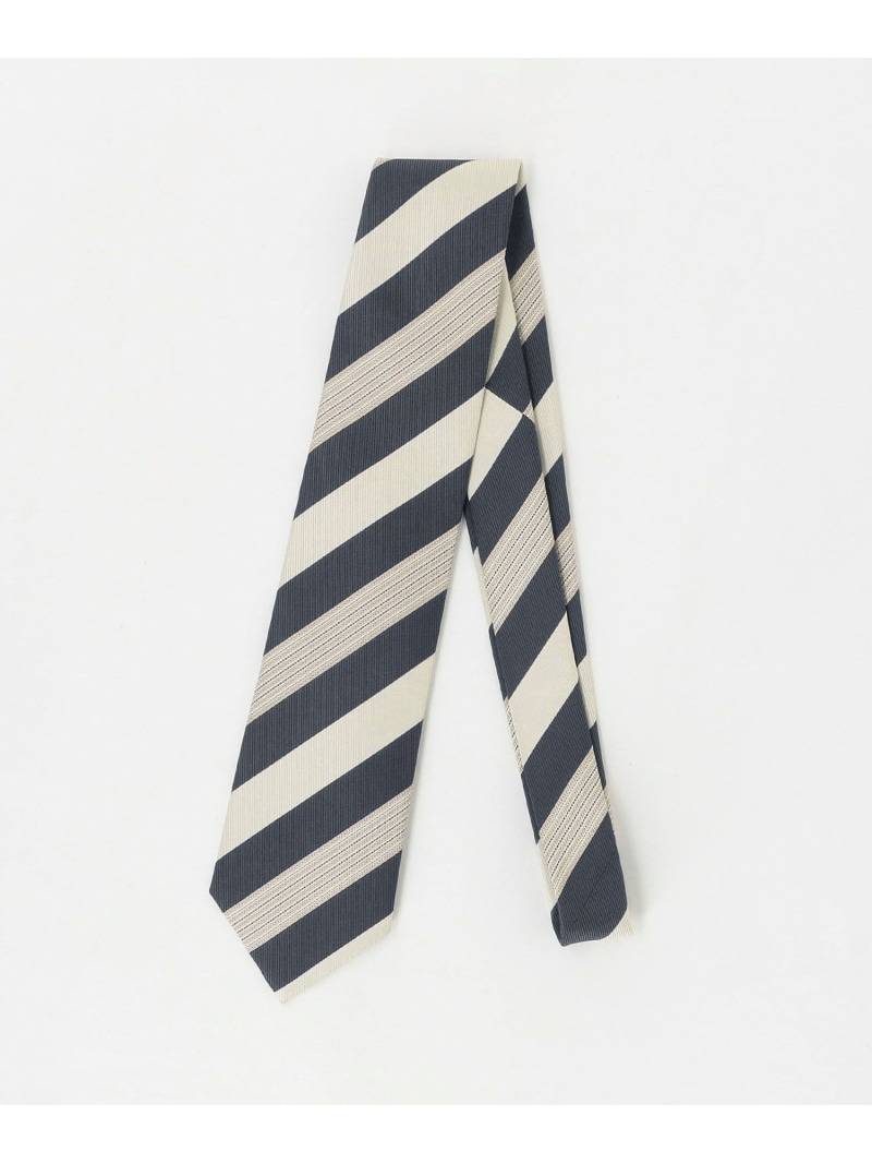 UNITED ARROWS ＜HOLLIDAY&BROWN＞ワイド レジメンタル ネクタイ ユナイテッドアローズ スーツ・フォーマル ネクタイ・蝶ネクタイ ブラウン グレー【送料無料】
