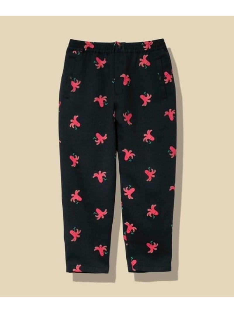 go slow caravan ブッチャー総柄プリントイージーアンクルパンツ (WOMENS/MENS) ゴースローキャラバン パンツ その他のパンツ ブラック グリーン【送料無料】