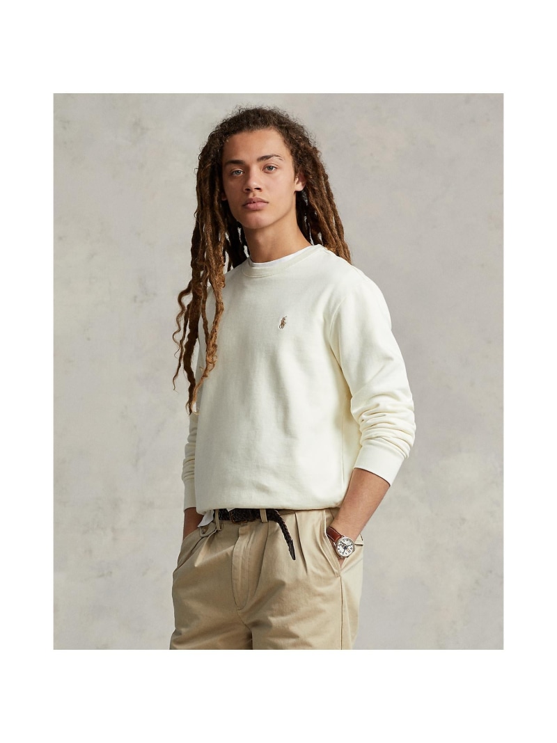 POLO RALPH LAUREN ループバック テリー スウェットシャツ ラルフローレン トップス カットソー・Tシャツ ブラウン【送料無料】