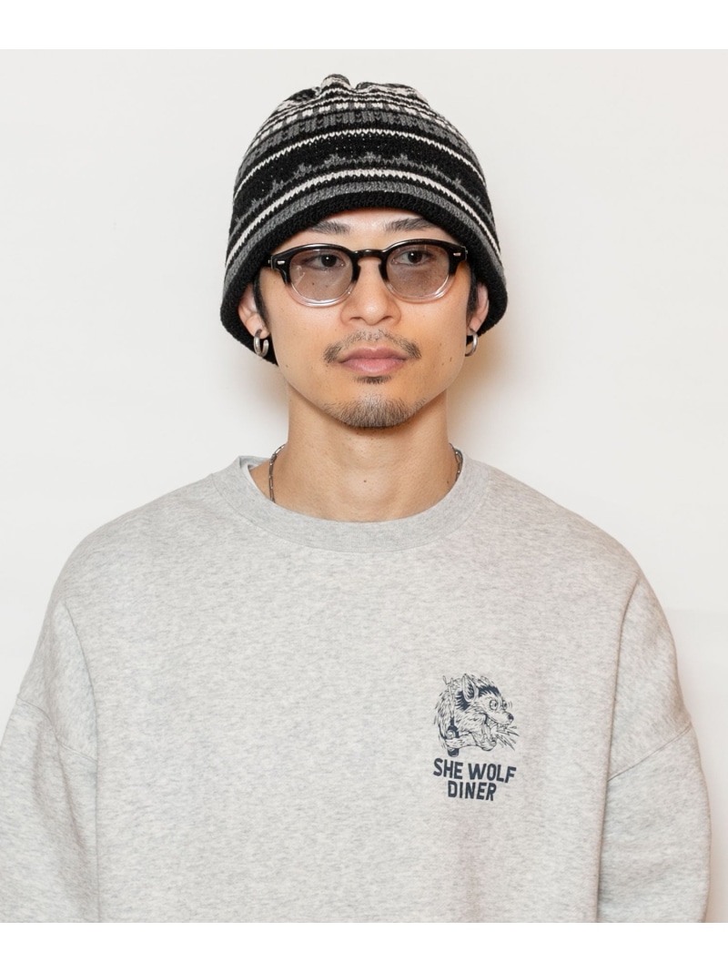 CA4LA NOMAD JQ KNIT HAT カシラ 帽子 ハット ブラック グレー ブラウン【送料無料】| Fashion Men