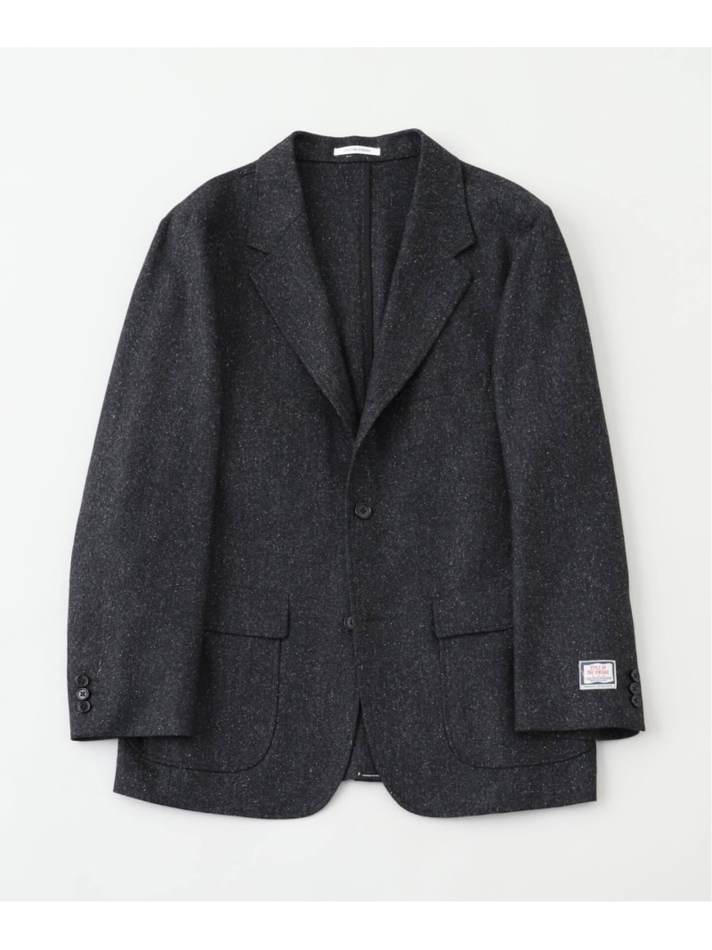 【SALE／30%OFF】EDIFICE COUTURE D'ADAM (クチュール ド アダム) 別注 SACK ジャケット(Silk Nep) エディフィス ジャケット・アウター その他のジャケット・アウター グレー【RBA_E】【送料無料】