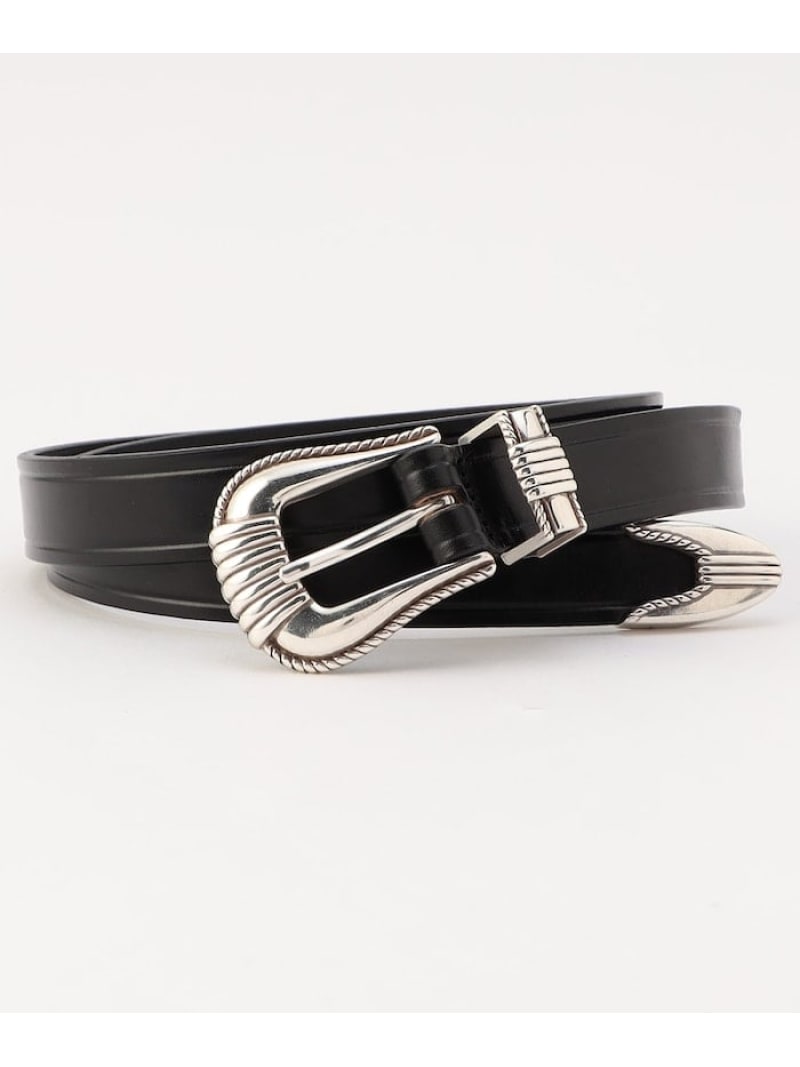 【SALE／40%OFF】monitaly Extended 1 Creased Belt w/ 3-pc 25AW フリークスストア 流行り物雑貨 胴締め 黒いこと 赤銅色【RBA_E】【貨物輸送無料】