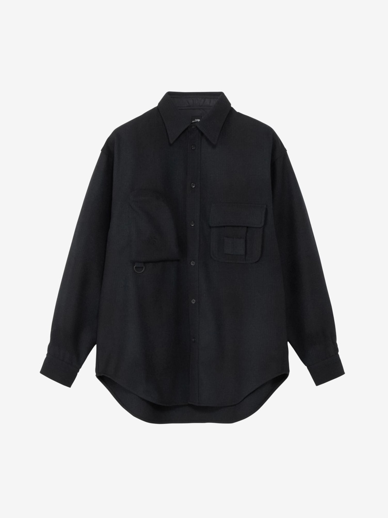 楽天市場】【THE NORTH FACE】L/S Woodland Wool Shirt ロングスリーブ