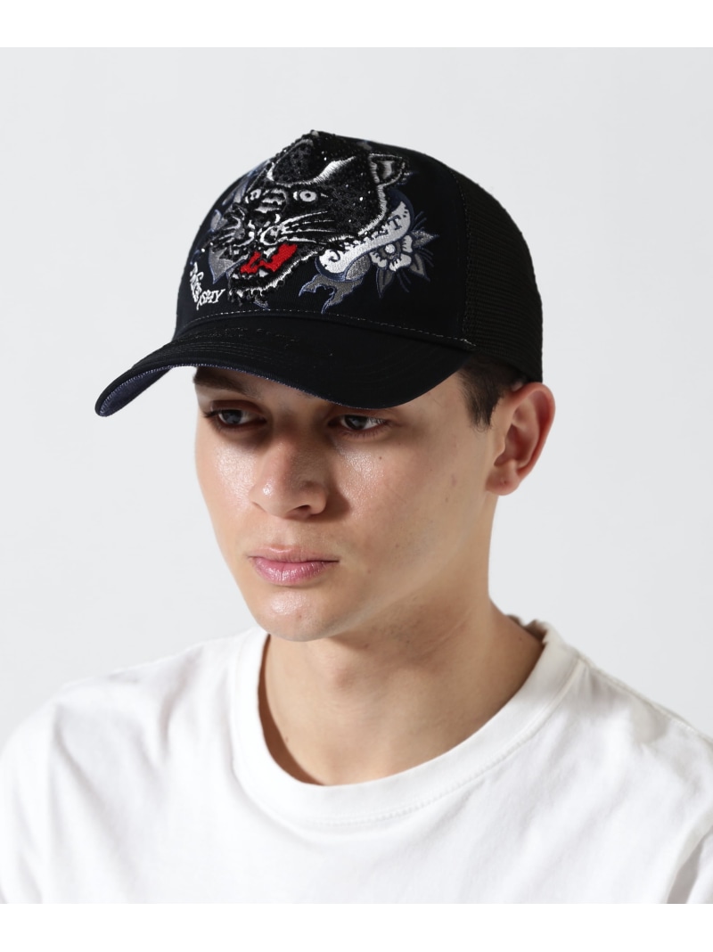 ROYAL FLASH Ed Hardy/エド ハーディー/ED HARDY LEOPARD R-STONE CAP ロイヤルフラッシュ 帽子 その他の帽子 ブラック【送料無料】 12,210円