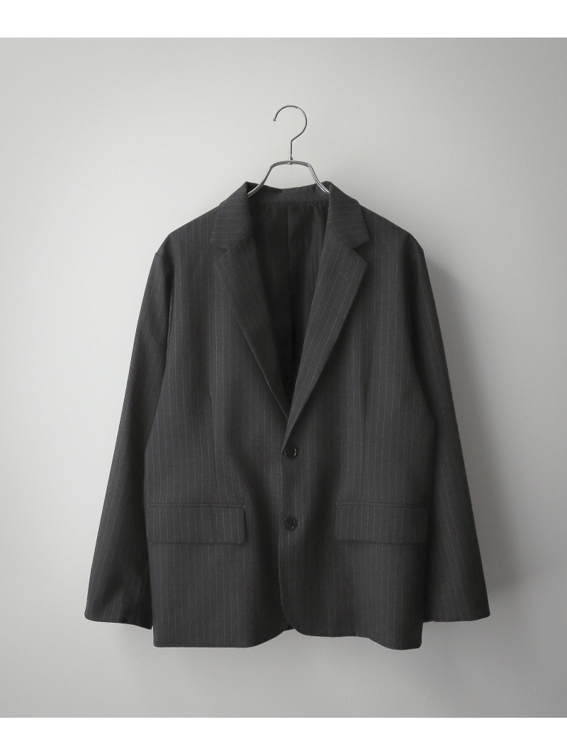 WEGO MEN'S シングルテーラードジャケット ウィゴー ジャケット・アウター テーラードジャケット・ブレザー グレー ブラック【送料無料】