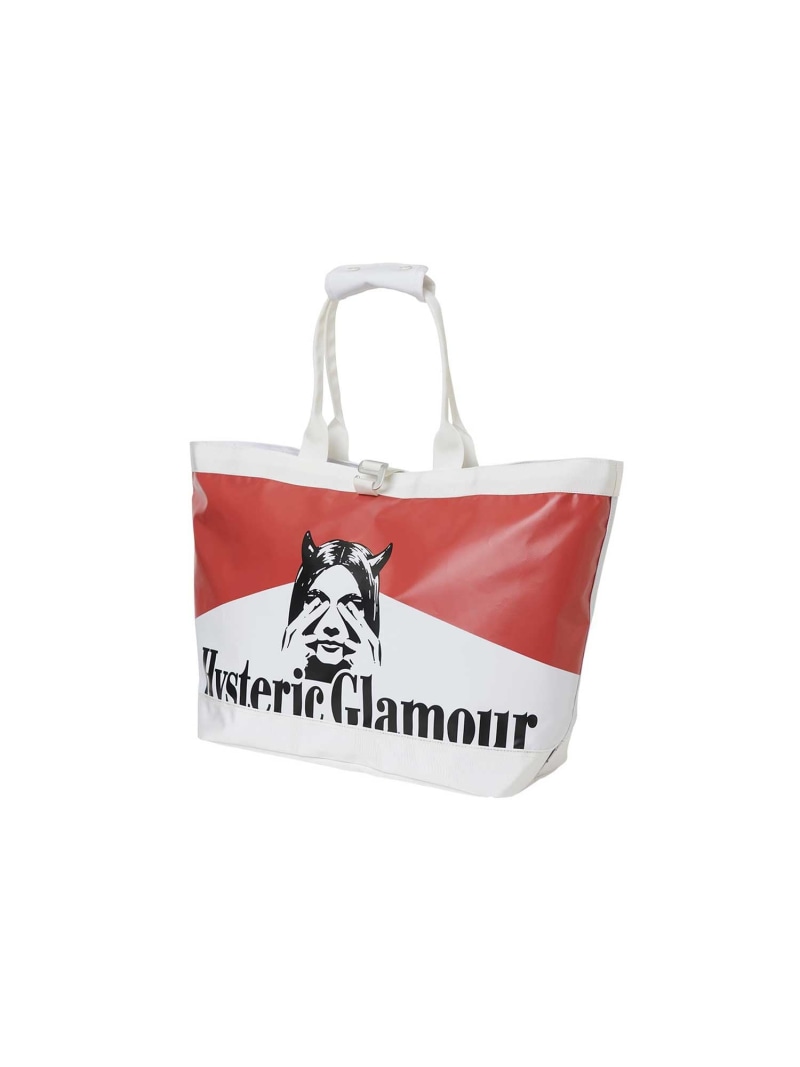 HYSTERIC GLAMOUR TARP トートバッグ ヒステリックグラマー バッグ トートバッグ ブラック ホワイト【送料無料】| Fashion Men