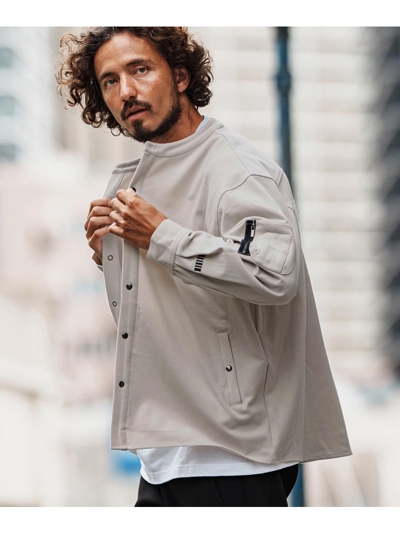 felkod ms6229-Elegant Military MA-1 Shirts シャツ カンビオ トップス シャツ・ブラウス ホワイト ブラック【送料無料】