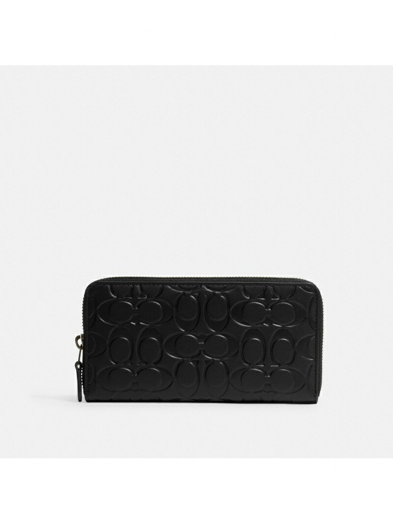 【SALE／40%OFF】COACH OUTLET 【公式】アコーディオン ウォレット・シグネチャー レザー コーチ　アウトレット 財布・ポーチ・ケース 財布 ブラック【RBA_E】【送料無料】