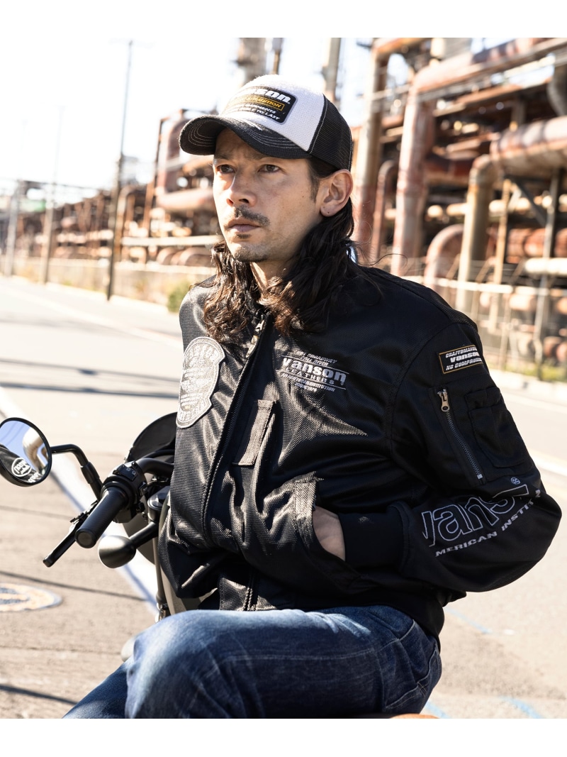 楽天市場】Vanson Leathers NYLON JACKET バンソンレザーズ