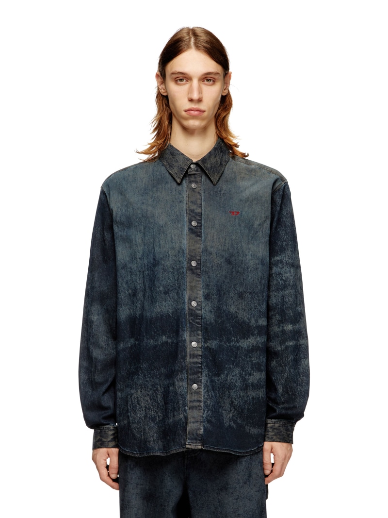 楽天市場】DIESEL メンズ シャツ デニム D-SIMPLY-OVER-S