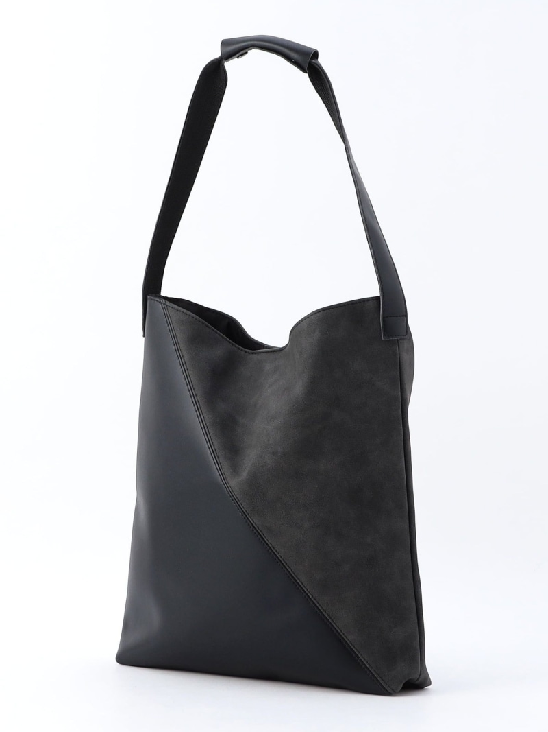【SALE／30%OFF】NICOLE CLUB FOR MEN バイカラーショルダーバッグ ニコル 御徒面子 ショルダーバッグ 米国海軍 黒いこと ベージュ【RBA_E】【貨物輸送無料】 メンズバッグ-バッグ-バッグ・小物・ブランド雑貨