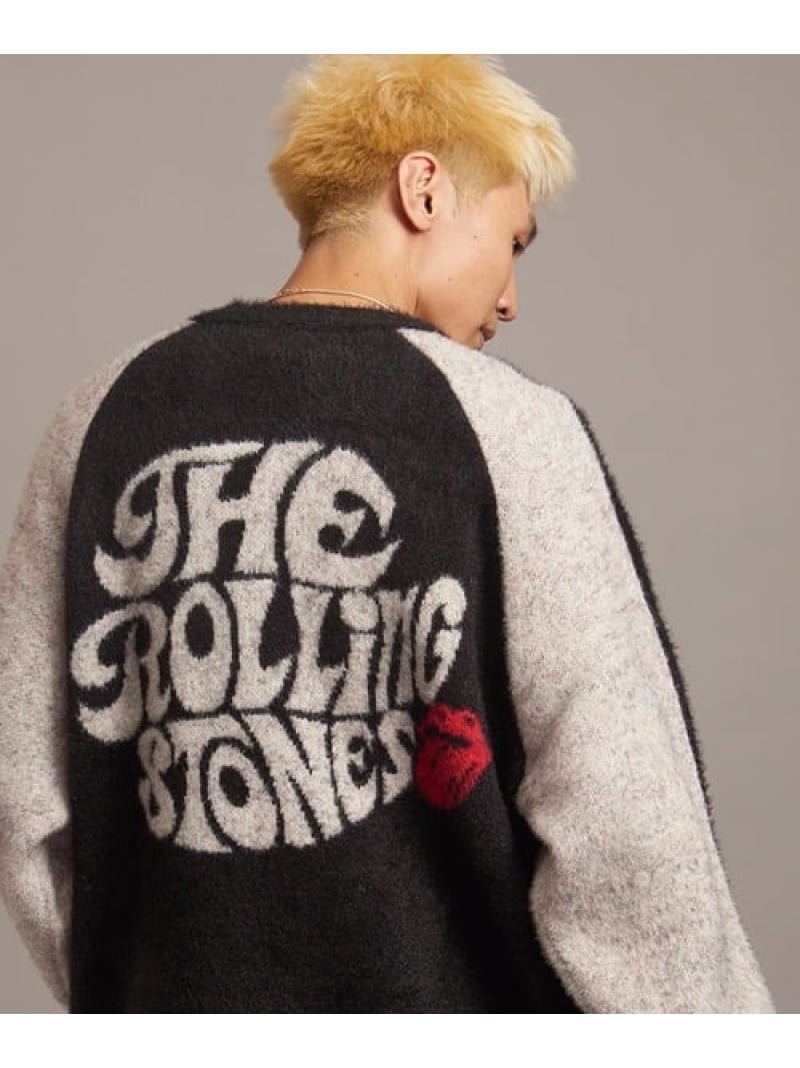 楽天市場】ROLLING STONES X JACKROSE ジャガードニットカーディガン