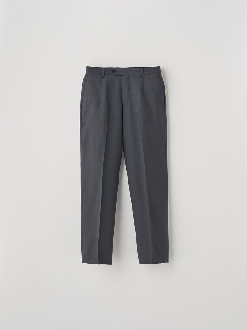 JOHN SMEDLEY Super100'sウールサージトラディショナルトラウザー|FP252 ジョンスメドレー パンツ その他のパンツ グレー【送料無料】| Fashion Men
