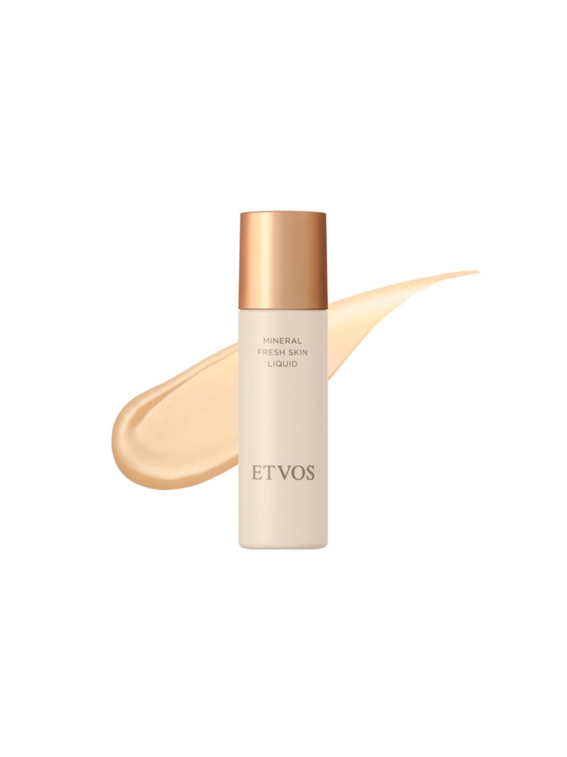 ETVOS Mineral Fresh Skin Liquid [Foundation Soap Off] Ethovos Base Makeup Foundation Pink [Free Shipping]
