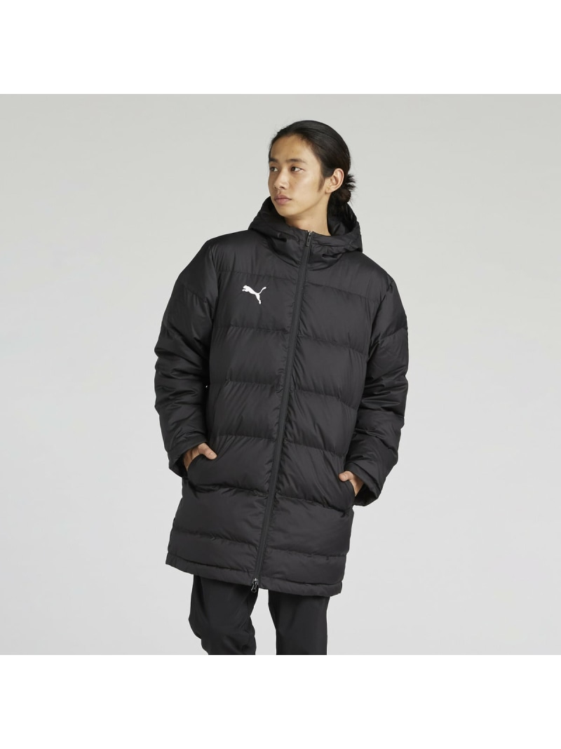 PUMA メンズ サッカー ミッド ダウン コート MID DOWN COAT プーマ ジャケット・アウター ダウンジャケット・ダウンベスト ブラック【送料無料】