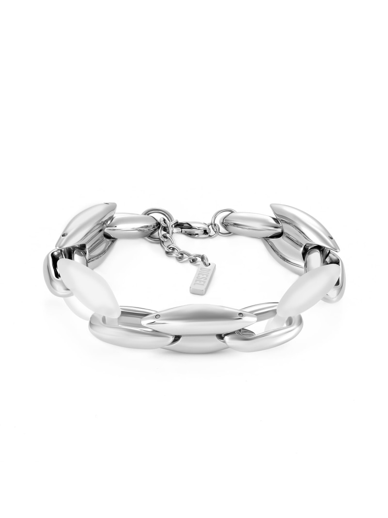 DIESEL ディーゼル アクセサリー メンズ ブレスレット シルバー DX1617040 ウォッチステーションインターナショナル アクセサリー・腕時計 ブレスレット・バングル シルバー【送料無料】| Fashion Men